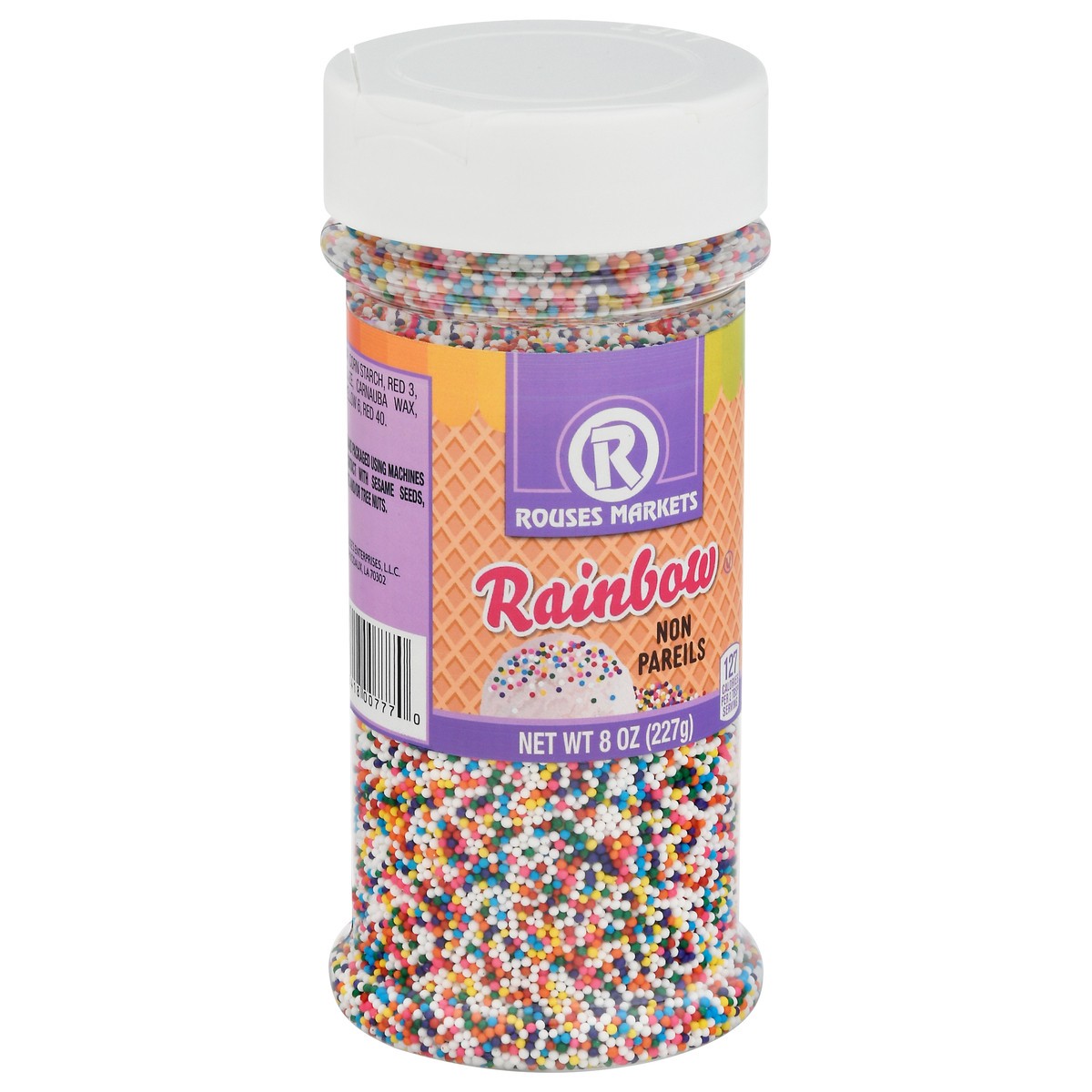 slide 11 of 14, Rouses Markets Non Pareils Rainbow Sprinkles 8 oz, 8 oz