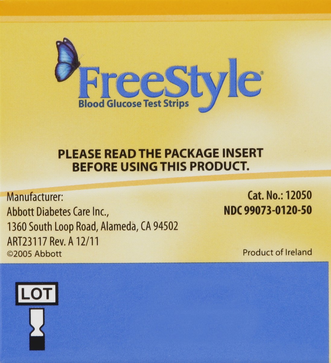 slide 4 of 5, Free Style Test Strips 50 ea, 50 ct
