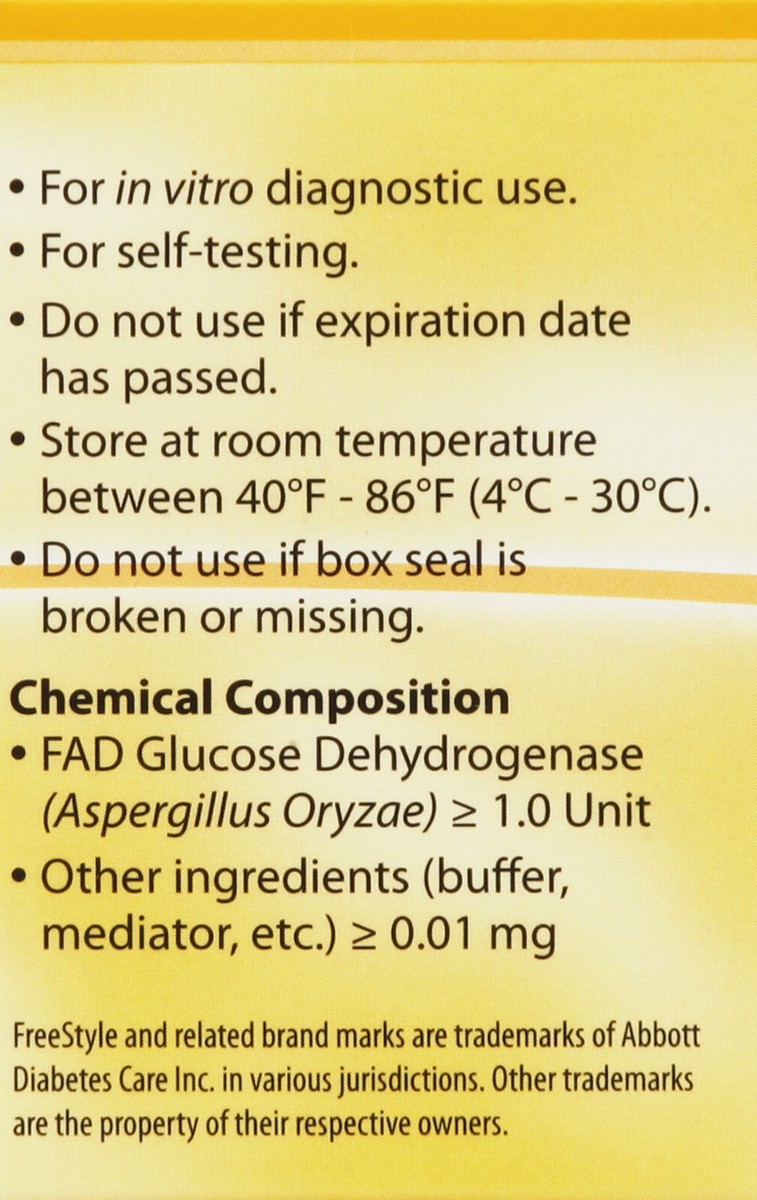 slide 3 of 5, Free Style Test Strips 50 ea, 50 ct