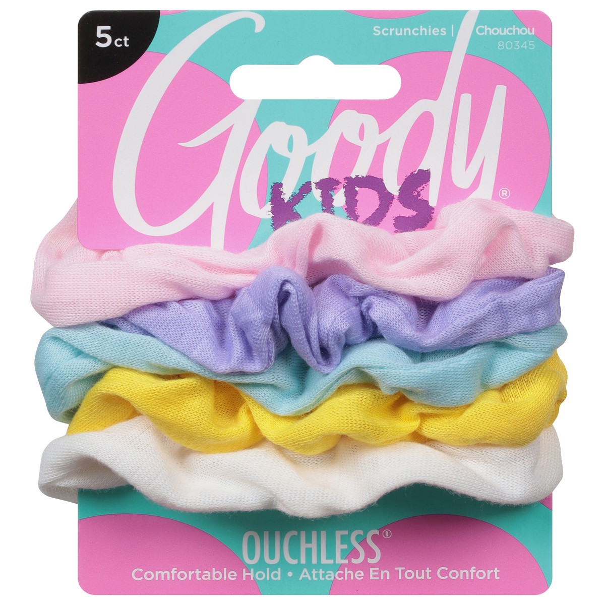 slide 1 of 9, Goody Ouchless Kids Scrunchies 5 ea, 5 ct