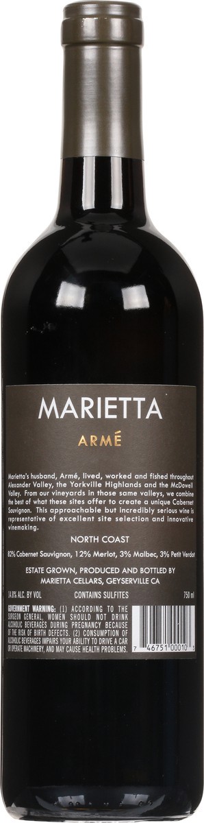 slide 3 of 9, Marietta Cellars Marietta Red Blend Arme Wine, 750 ml