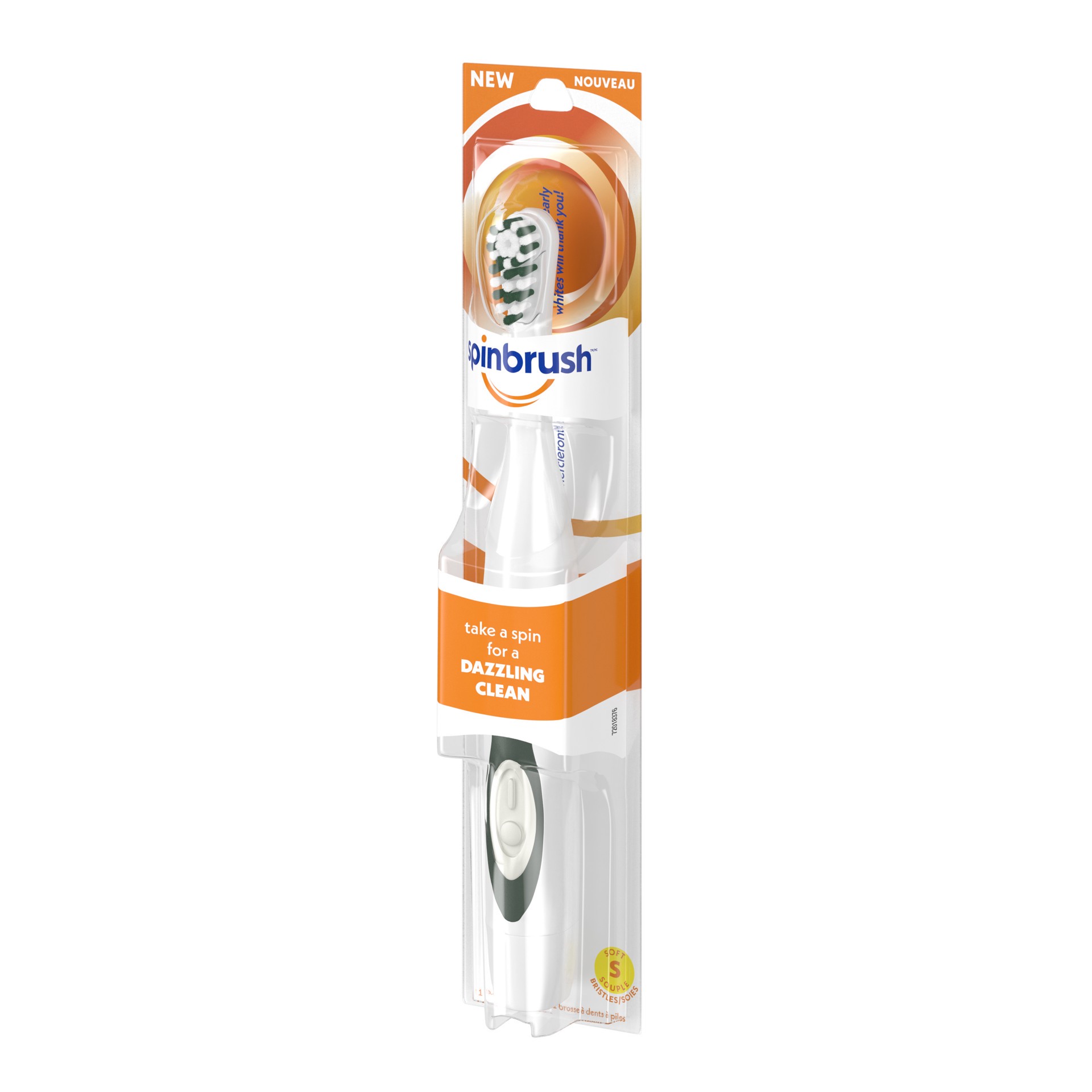 slide 4 of 5, Spinbrush Simply Spinbrush Soft Battery Powered Toothbrush, 1 ct