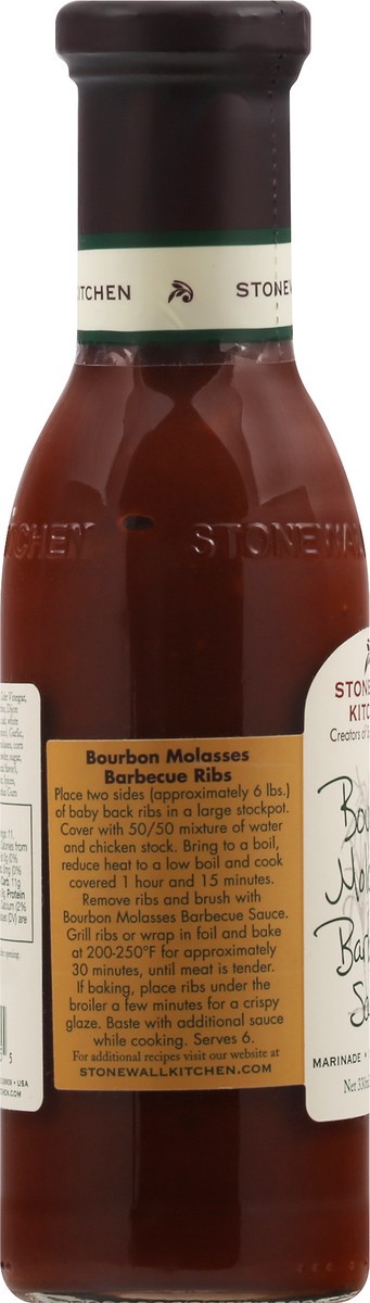 slide 4 of 12, Stonewall Kitchen Bourbon Molasses Barbecue Sause, 11 oz