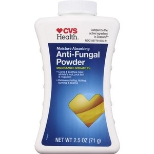 slide 1 of 1, CVS Health Anti-Fungal Powder, 2.5 oz