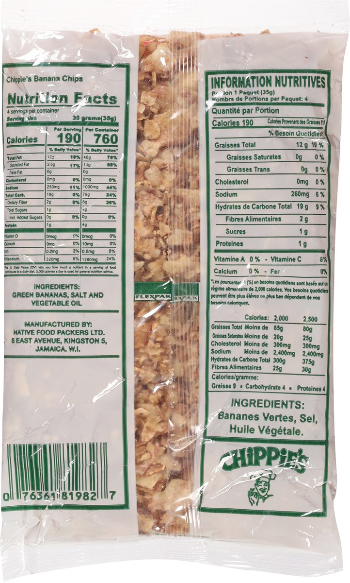 slide 8 of 9, Chippie's Chips Salted Banana Chips 5 oz, 5 oz