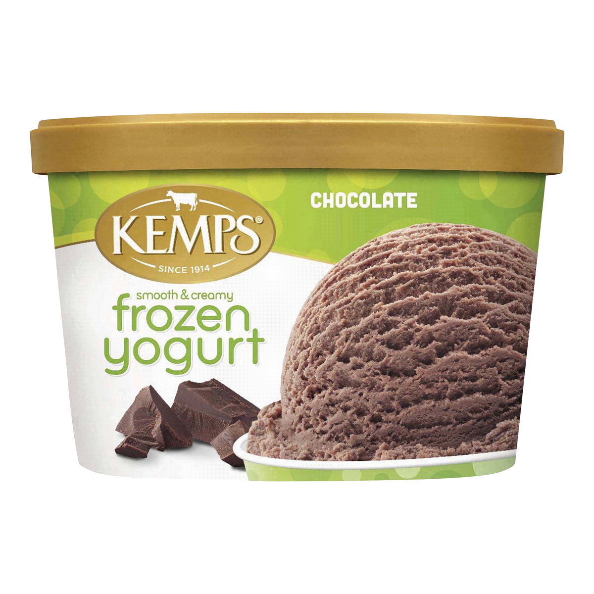 slide 1 of 5, Kemps Fat Free Chocolate Frozen Yogurt, 1.5 qt