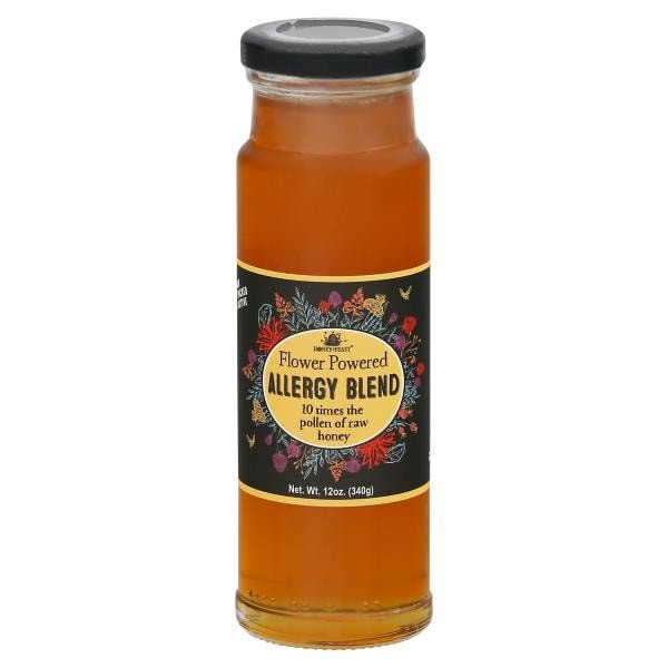 slide 1 of 1, Honey Feast Honey, Allergy Blend, Flower Powered, 12 oz