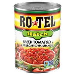 Rotel ROTEL Diced Tomatoes & Fire Roasted Hatch Chilies- 10 oz