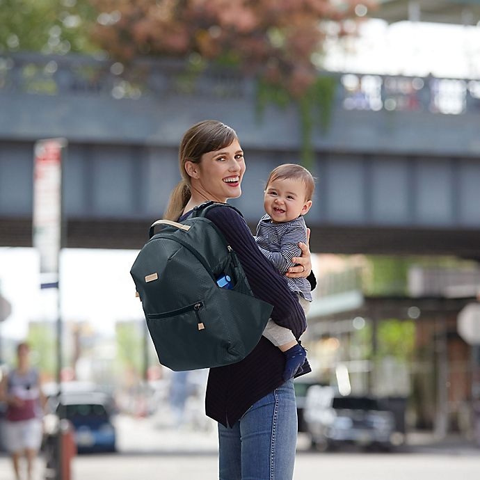 slide 7 of 7, Skip Hop SKIP*HOP Go Envi Eco-Friendly Diaper Backpack - Blue, 1 ct