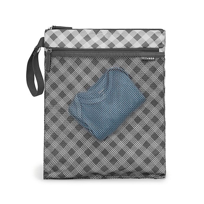 slide 4 of 4, Skip Hop SKIP*HOP Grab & Go Wet/Dry Bag - Gingham, 1 ct