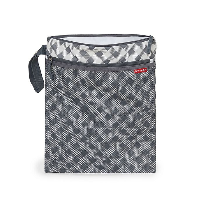 slide 2 of 4, Skip Hop SKIP*HOP Grab & Go Wet/Dry Bag - Gingham, 1 ct