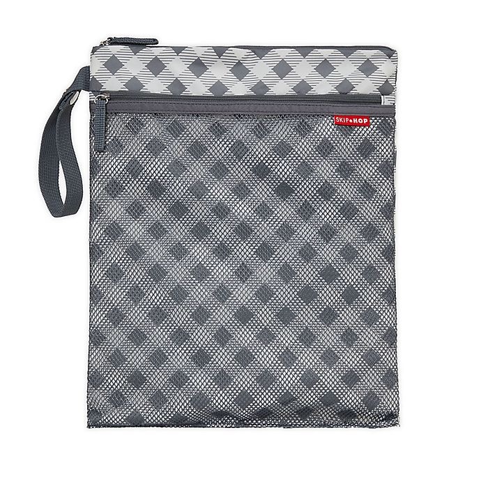 slide 1 of 4, Skip Hop SKIP*HOP Grab & Go Wet/Dry Bag - Gingham, 1 ct