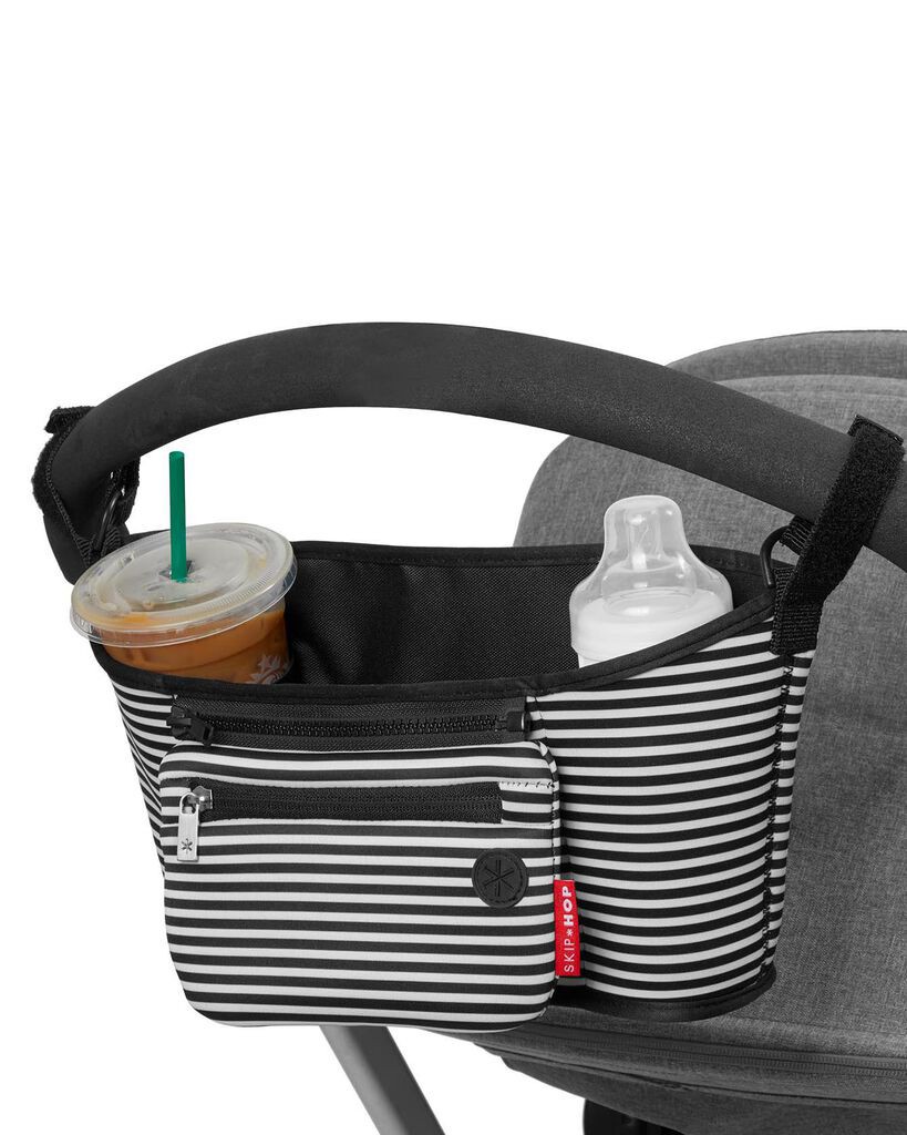 slide 7 of 8, Skiphop Grab & Go Stroller Organizer Stripe NS, 1 ct