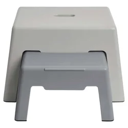 Skip Hop Double-Up Step Stool- Grey