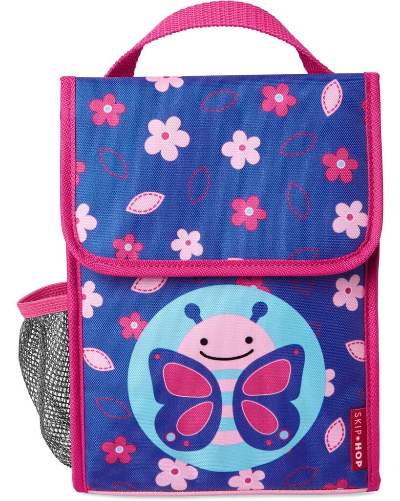 slide 2 of 6, Skiphop Zoo Insulated Kids Lunch Bag Butterfly NS, 1 ct