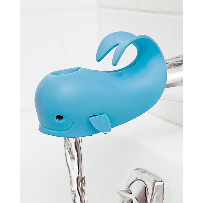 slide 2 of 11, Skip Hop SKIP*HOP Moby Bath Time Essentials Kit - Blue, 4 ct