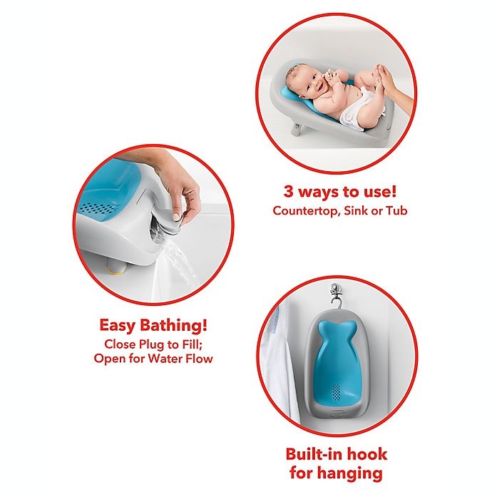 slide 2 of 11, Skip Hop SKIP*HOP Moby Reclined Baby Bathtub, 1 ct