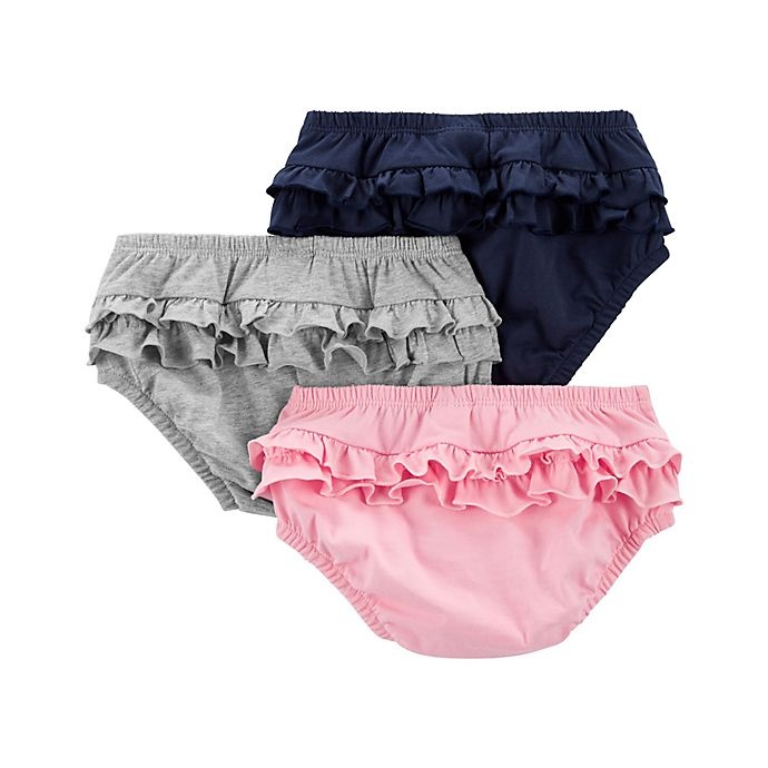 slide 1 of 1, carter's Ruffle Diaper Cover Set, 3 ct