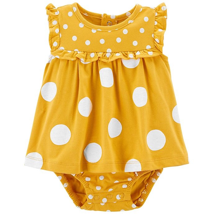 slide 1 of 1, carter's Polka Dot Sunsuit, 1 ct