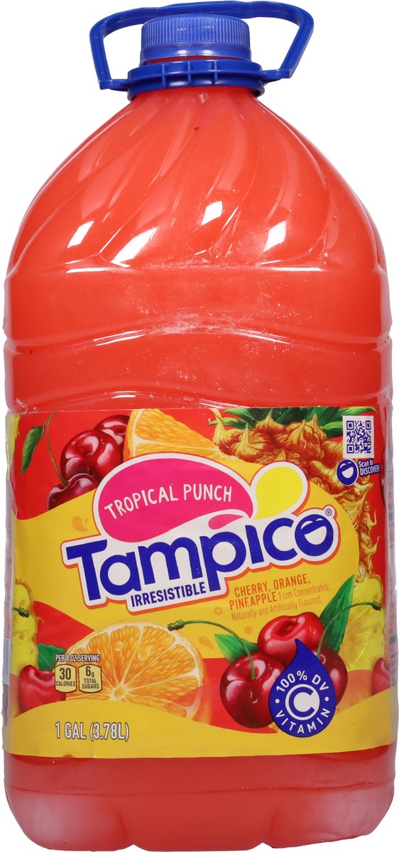 slide 6 of 9, Tampico Irresistible Tropical Punch Juice 1 gal, 1 gal