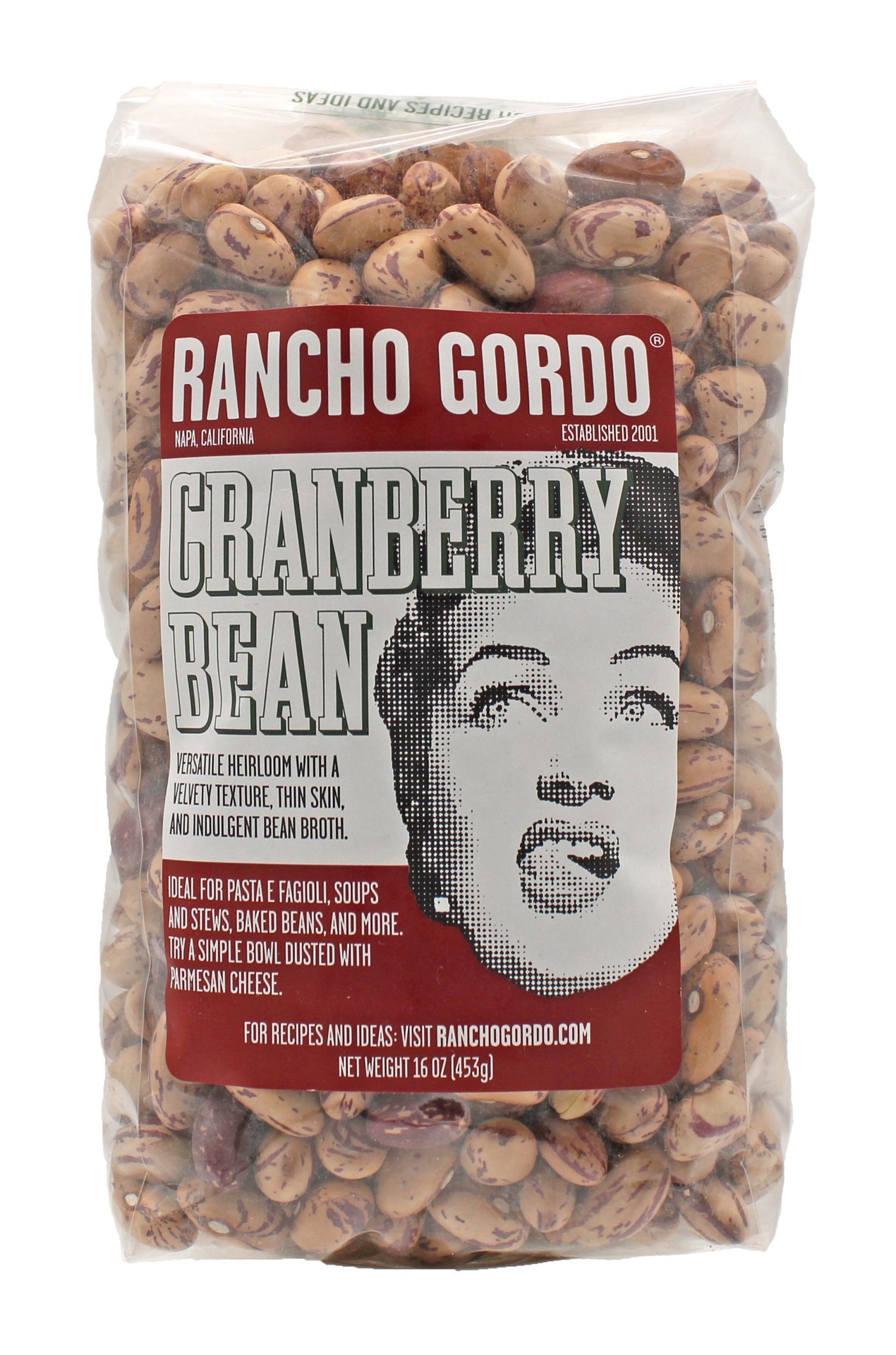 slide 1 of 1, Rancho Gordo Cranberry Beans, lb