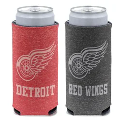 Detroit Red Wings Heathered Slim Can Cooler