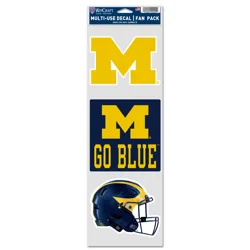 3pk Fan Decals University of Michigan