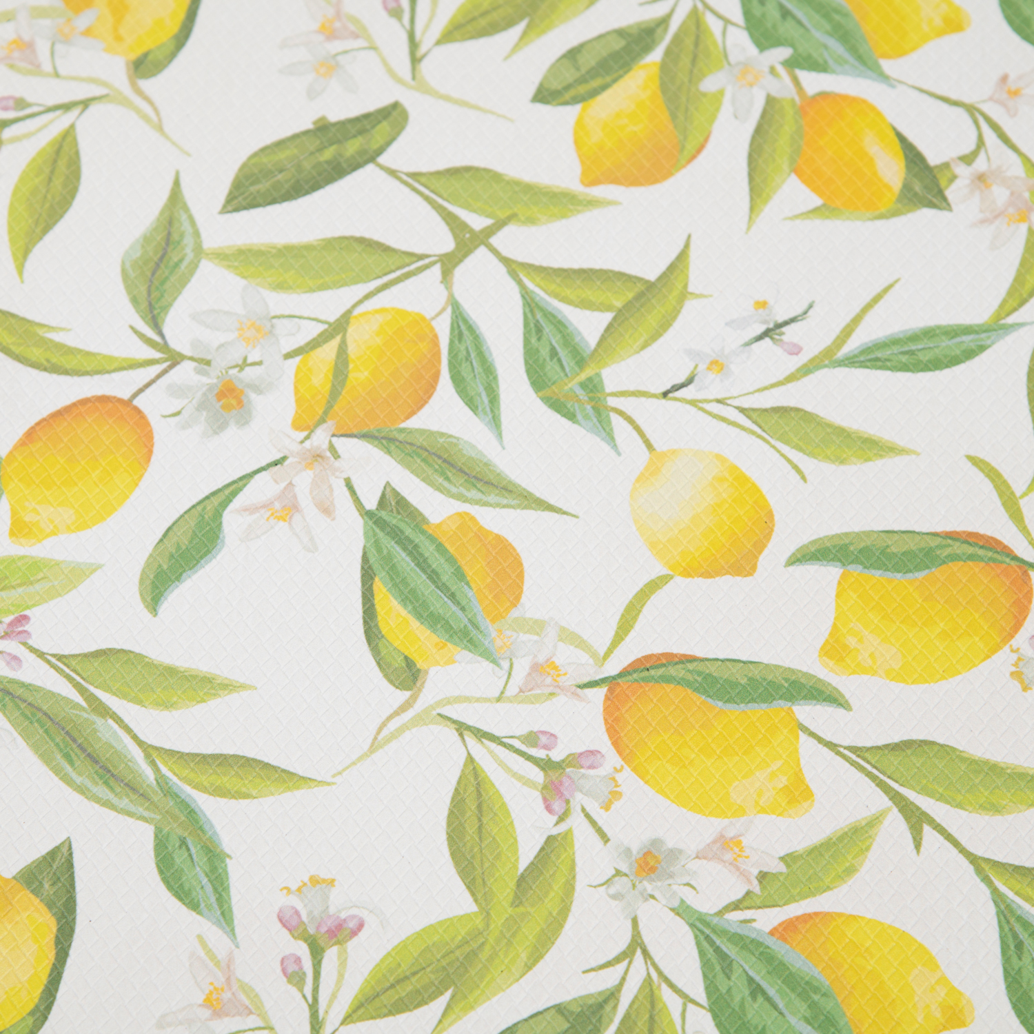 slide 2 of 4, Natco Home Lemon & Bloom Spray Yellow 20x36 Comfort Mat, 1 ct