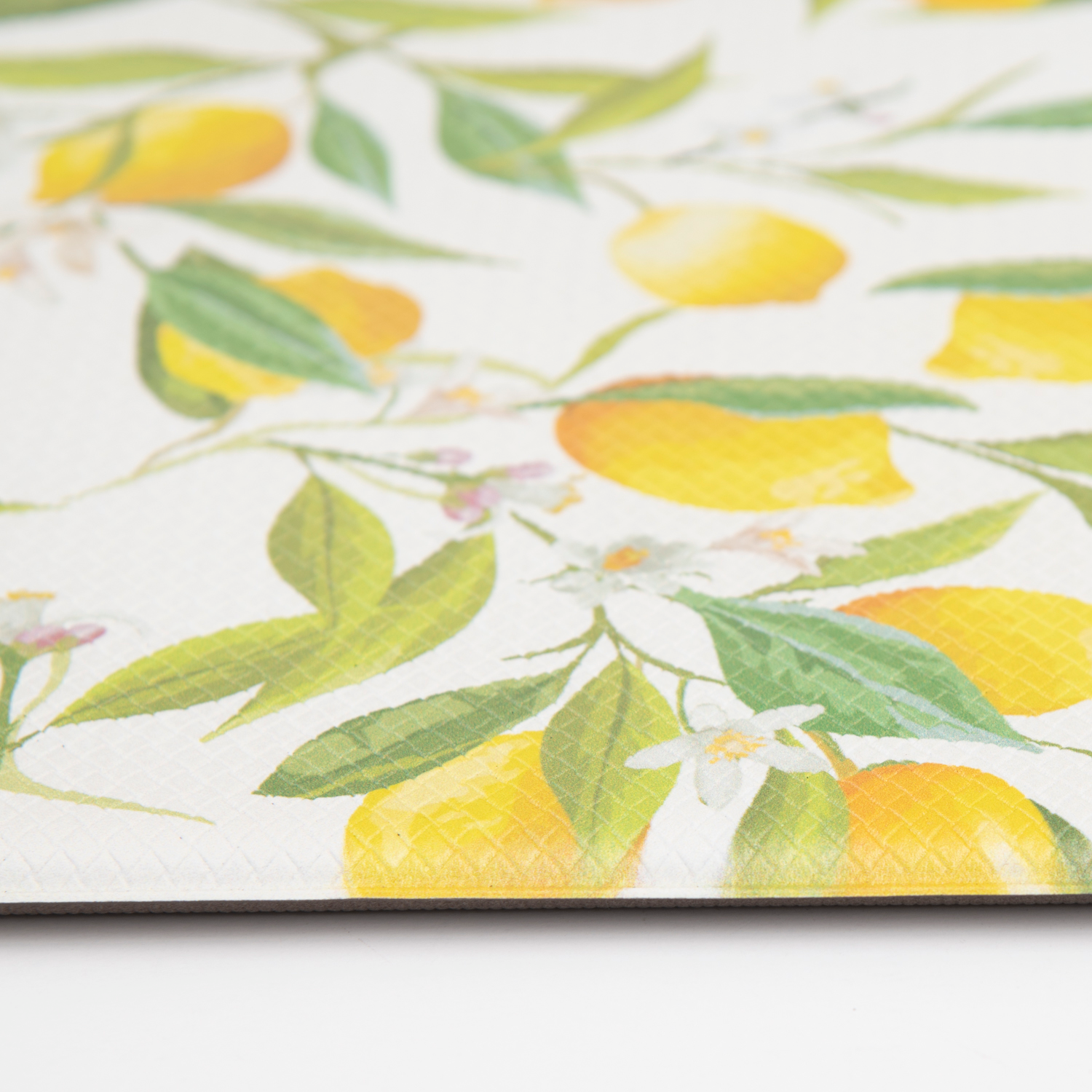 slide 3 of 4, Natco Home Lemon & Bloom Spray Yellow 20x36 Comfort Mat, 1 ct