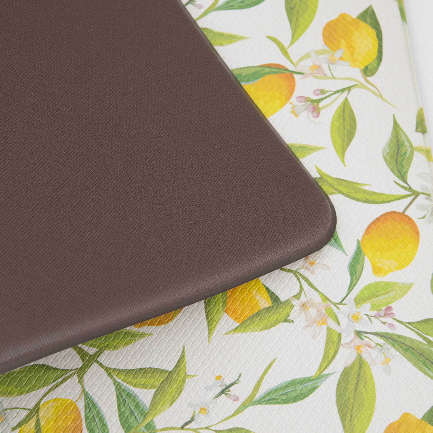 slide 4 of 4, Natco Home Lemon & Bloom Spray Yellow 20x36 Comfort Mat, 1 ct