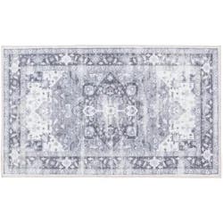 Rugease Velveteen Cade Cream 20x34 Washable Accent Rug