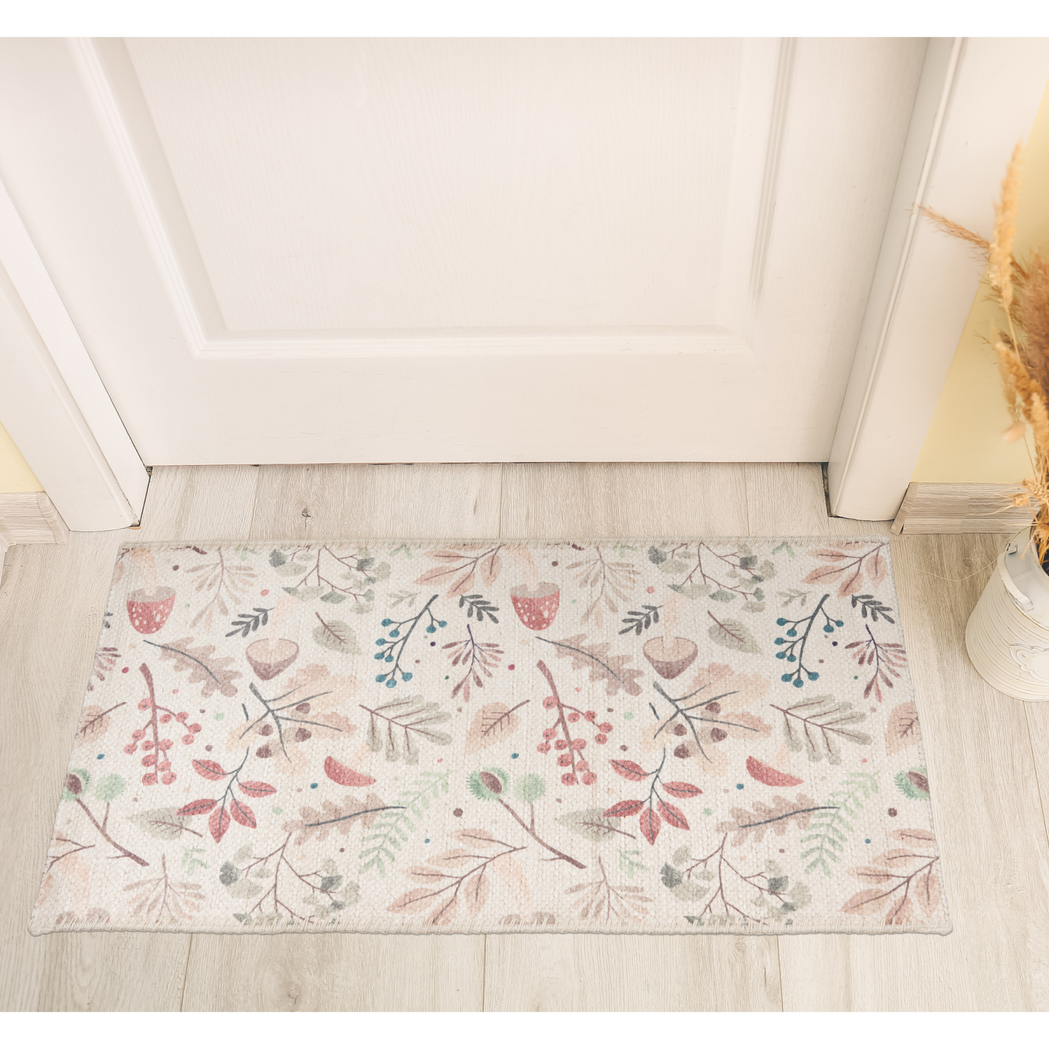 slide 4 of 6, Natco Home Chenille Whipstitch, Cottage Core Mushroom S, 18 in x 30 in, Multi, 1 ct