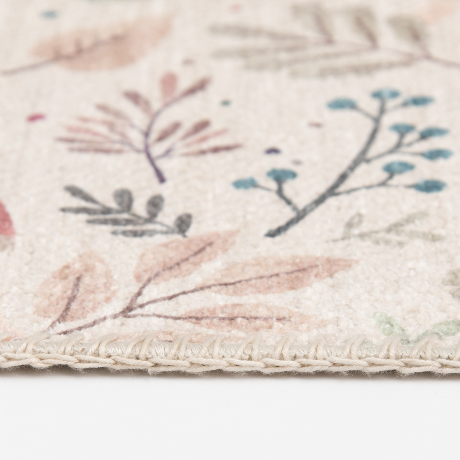 slide 6 of 6, Natco Home Chenille Whipstitch, Cottage Core Mushroom S, 18 in x 30 in, Multi, 1 ct