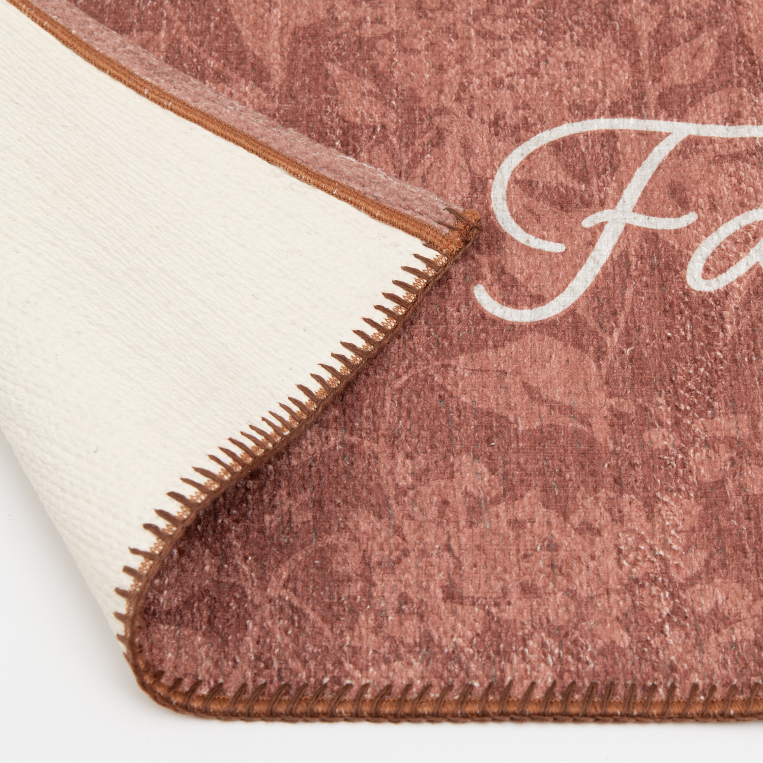 slide 3 of 6, Natco Home Chenille Whipstitch, Happy Fall Foliage S, 18 in x 30 in, Orange, 1 ct