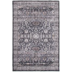 Natco Home Medallion Area Rug, 5 Ft X 7 Ft, Black