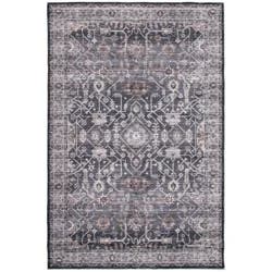 Natco Home Medallion Area Rug, 5 Ft X 7 Ft, Black