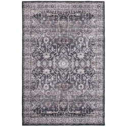 Natco Home Medallion Area Rug, 5 Ft X 7 Ft, Black