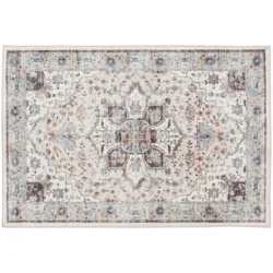 Rugease Medallion Accent Rug, 30 in x 46 in, Green