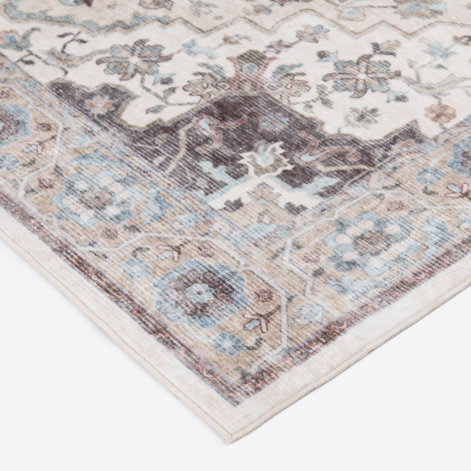 slide 2 of 5, Rugease Medallion Area Rug, 5 ft x 7 ft, Green, 5 ft, 7 ft