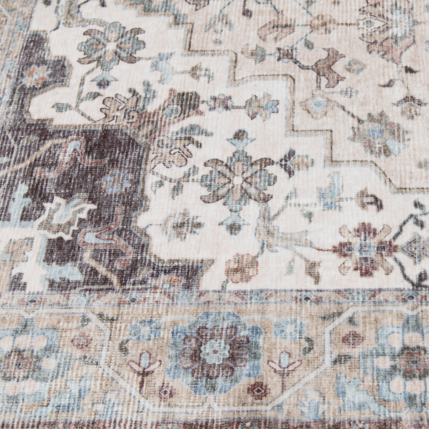 slide 3 of 5, Rugease Medallion Area Rug, 5 ft x 7 ft, Green, 5 ft, 7 ft