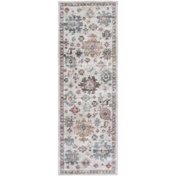 Rugease Medallion Runner, 2 Ft X 6 Ft, Multi