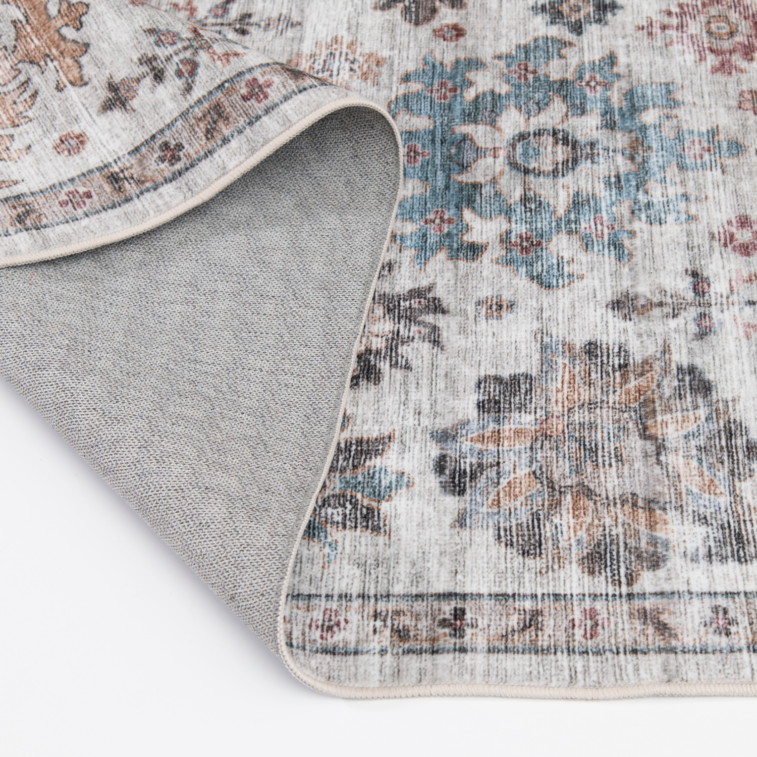 slide 5 of 5, Rugease Medallion Area Rug, 5 ft x 7 ft, Multi, 5 ft, 7 ft