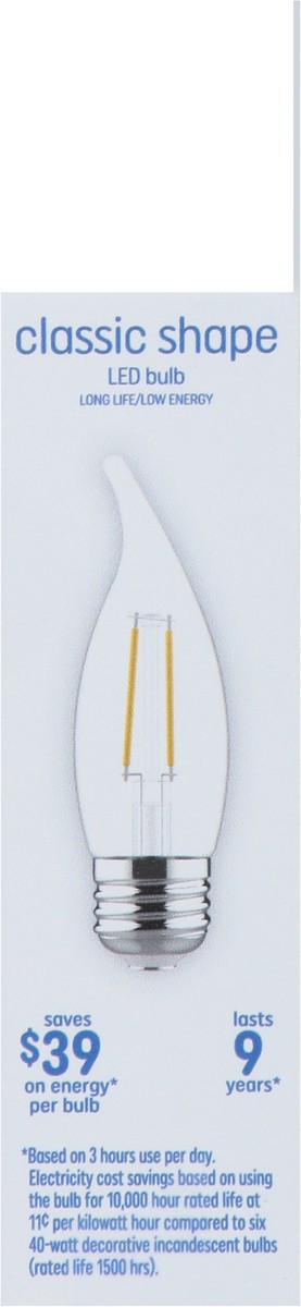 slide 2 of 9, GE Classic Shape 4 Watts Soft White LED Light Bulbs 2 ea, 2 ct