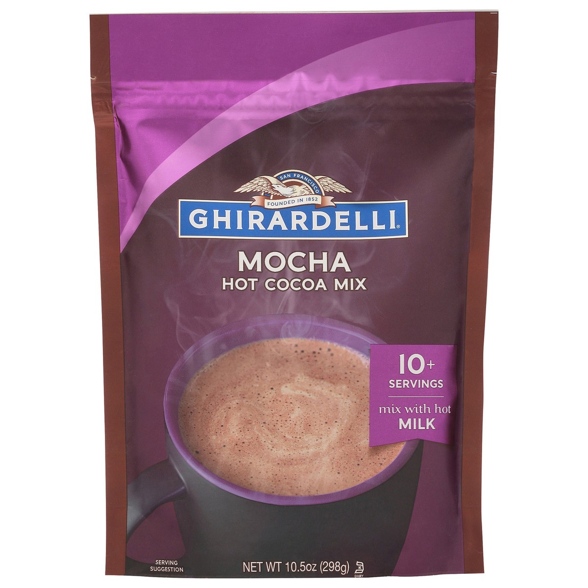 slide 5 of 9, Ghirardelli Mocha Hot Cocoa Mix - 10.5 oz, 10.5 oz