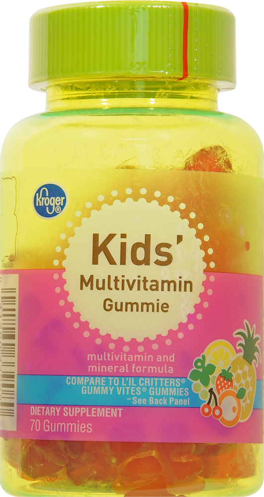 slide 1 of 1, Kroger Kids Multivitamin Gummie, 70 ct