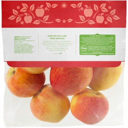 slide 2 of 2, Simple Truth Organic Gala Apples, 2 lb