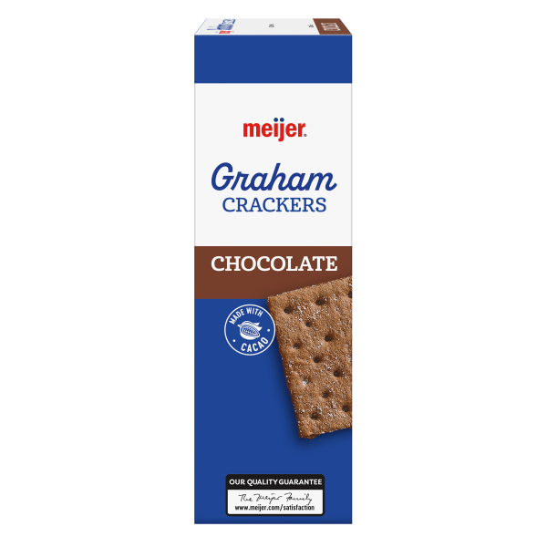 slide 13 of 29, Meijer Chocolate Graham Crackers, 14.4 oz