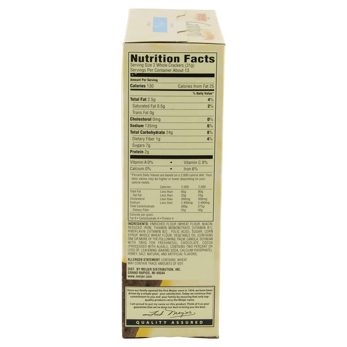 Meijer Chocolate Graham Crackers 14.4 oz Shipt