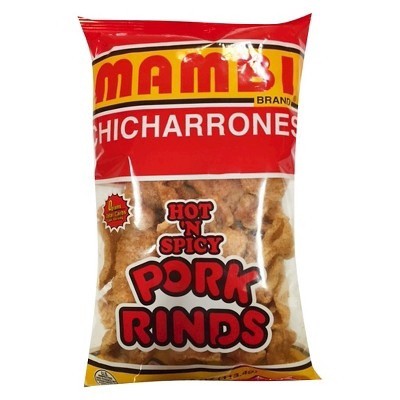 slide 1 of 1, Mambi Pork Rinds Hot N Spicy, 4 oz