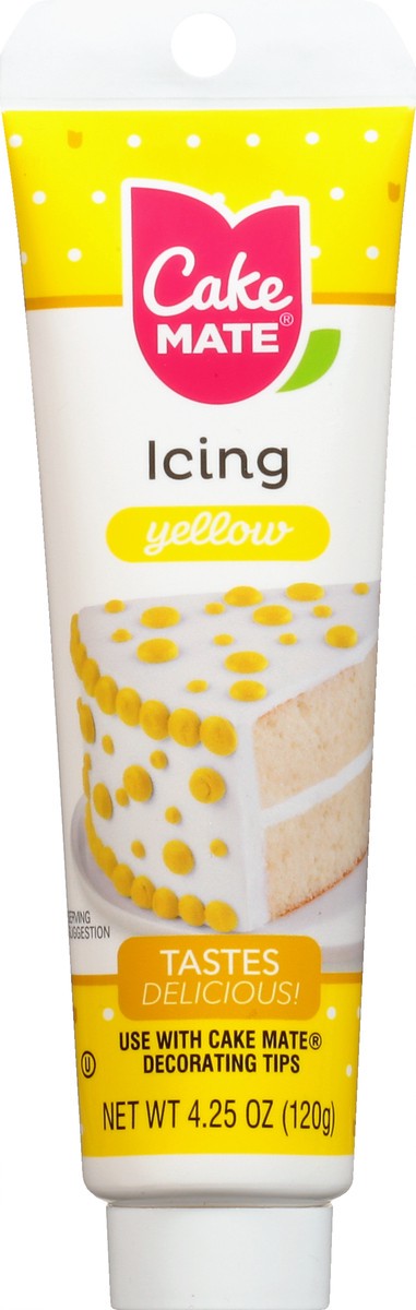 slide 7 of 12, Cake Mate Yellow Decorating Icing, 4.25 oz